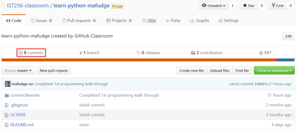 github repository website