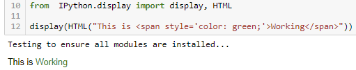 Install Worked